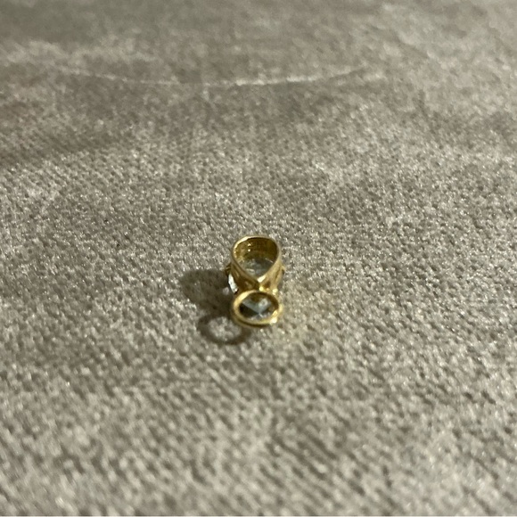 14k Aquamarine Charm - Picture 3 of 12